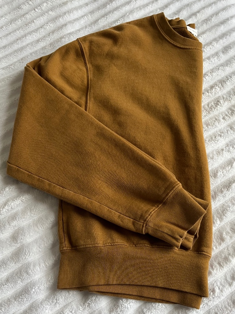 Good American Caramel Brown Crewneck Sweatshirt - Picture 12 of 14